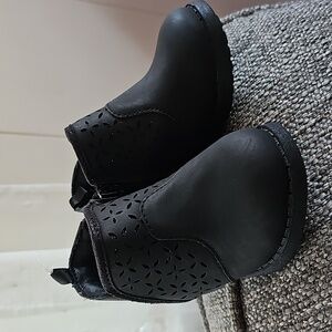 Oshkosh Toddler Girl Black Boots